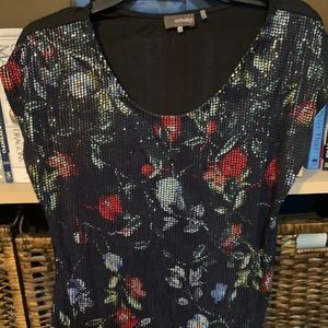 Multicolored sparkling blouse